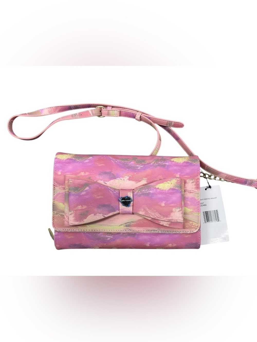 Betsey Johnson Bow Front XO Dani Wallet Crossbody